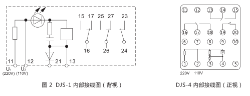 DJS-4跳闸回路监视继电器技术数据图片